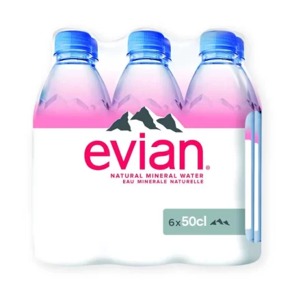 Evian Water 6 bottles