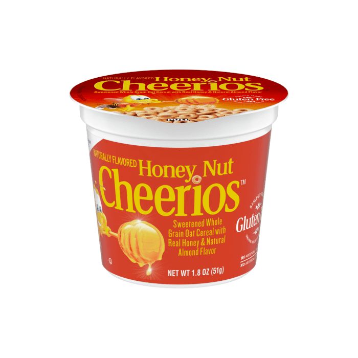 Honey Nut Cheerios Single Serve 51g Cup