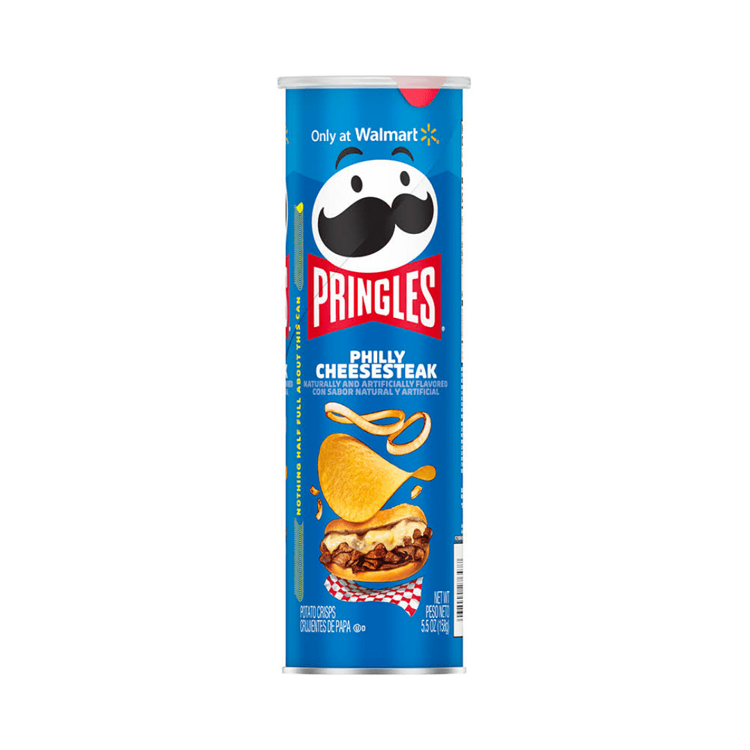 Pringles Philly Cheesesteak Flavored Potato Chips Snack Crisps Limited