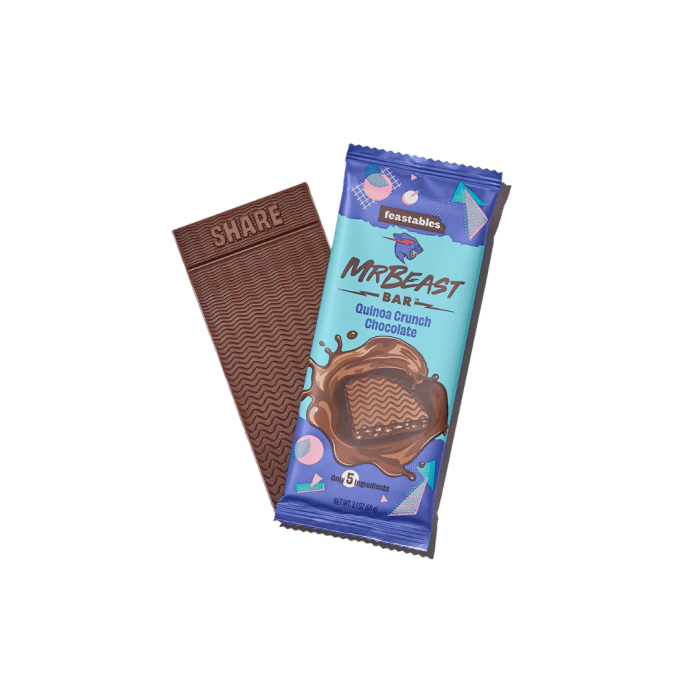 Sweet Joint Feastables MrBeast Quinoa Crunch Flavored Chocolate Bar