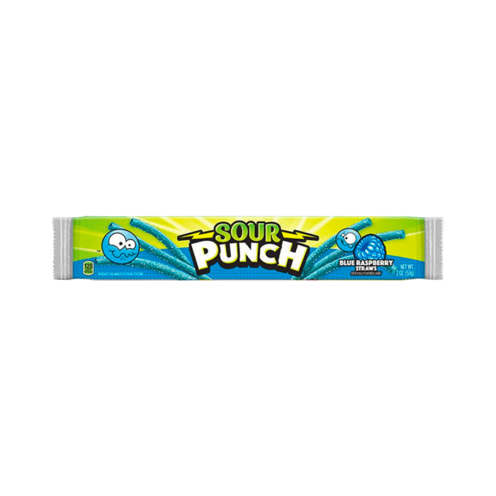 Sweet Joint : Top Candy Shop in Lebanon, Beirut Sour Punch Blue Raspberry Straws 2Oz