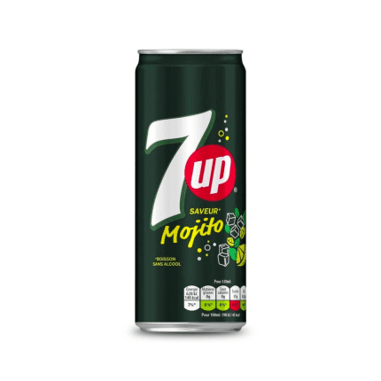 7UP Mojito Lime & Mint Can 330ml