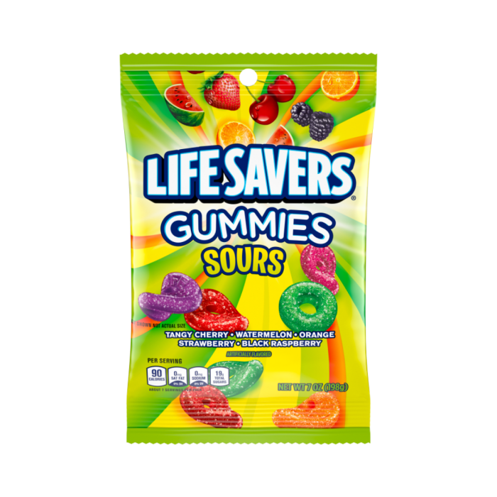 Lifesavers Gummy Sours 7Oz