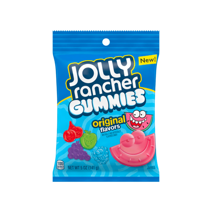 Jolly Rancher Gummies Peg Bag 5Oz
