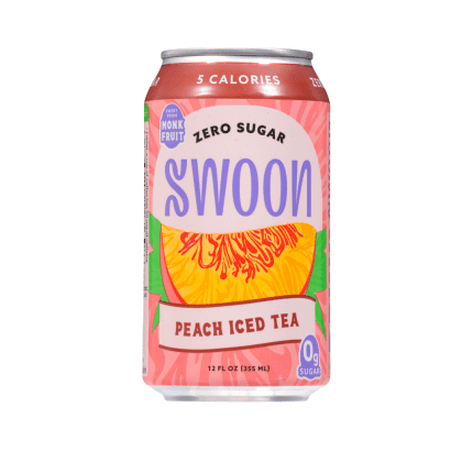 Swoon Peach Iced Tea Zero Suger 12Oz