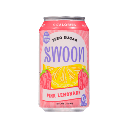 Swoon Pink Lemonade Zero Suger 12Oz