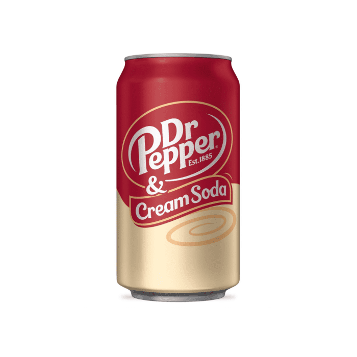 Dr Pepper & Cream Soda 355Ml