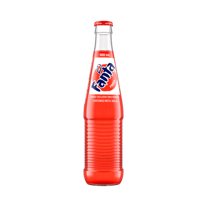 Fanta Fresa Glass 355Ml
