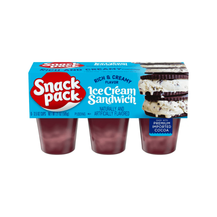 Snack Pk Ice Cream Sandwich 6Pk 3.25Oz