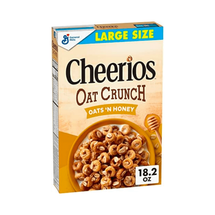 Gm Cheerios Oat Crunch Honey 18.2Oz