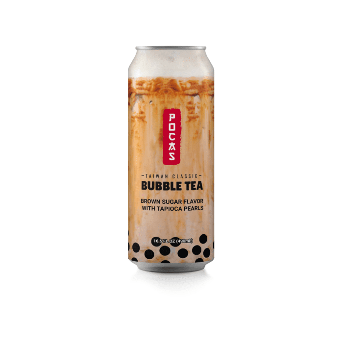 Pocas Bubble Tea Brown Sugar 16.5Oz