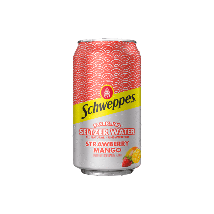 Schweppes Sparkling Straw & Mango 12Oz