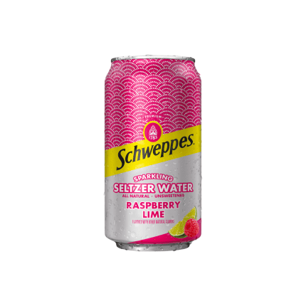 Schweppes Sparkling Raspberry Lime 12Oz