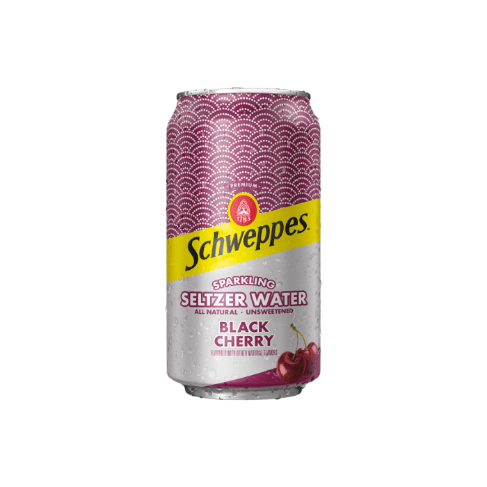 Schweppes Seltzer Balck Cherry 12Oz