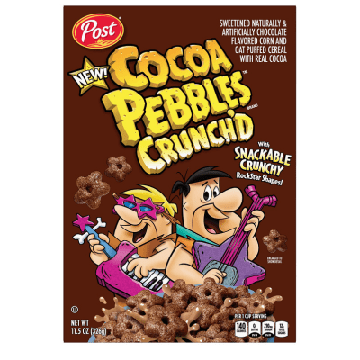 Post Cocoa Pebbles Crunch’D Cereal 11.5oz