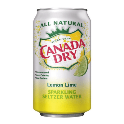 Canada Dry Sparkling Water Lemon Lime 355 Ml