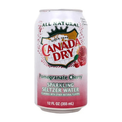 Canada Dry Sparkling Water Pomegranate Cherry 355 Ml