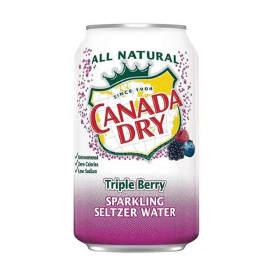 Canada Dry Sparkling Water Triple Berry 355 Ml
