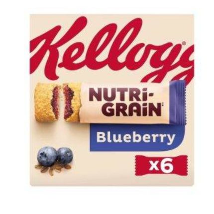 Kelloggs Nutri Grain Blueberry 37 Gr