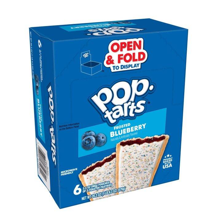 Pop Tarts Frosted Blueberry 6 Pack