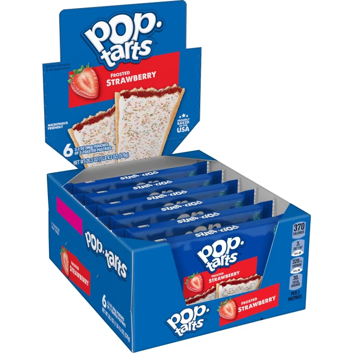 Pop Tarts Frosted Strawberry 6 Pack