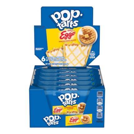 Pop Tarts Eggo Frosted Maple 6 Pack