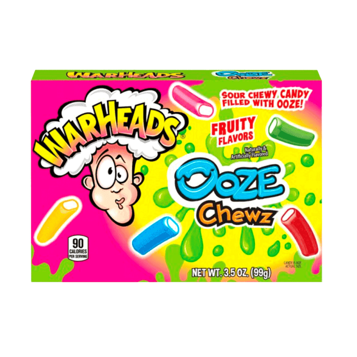Warheads Ooze Chewz Fruity 99g