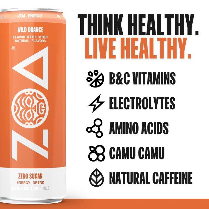 Sweet Joint : Top Candy Shop in Lebanon, Beirut ZOA Energy Wild Orange 355ml