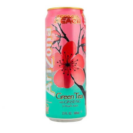 Arizona Iced Ginseng Tea Peach Can