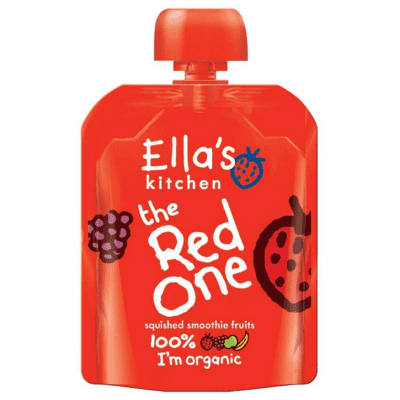 Ellas Kitchen Organic Smoothie Fruit – The Red One 5 X 90 gr