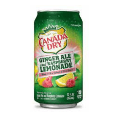 Canada Dry Ginger Ale & Raspberry Lemonade 355ML