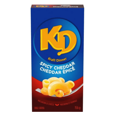 Kraft Dinner Spicy Cheddar 156G