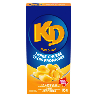 Kraft Dinner Three Cheese Trois Fromtages 175G