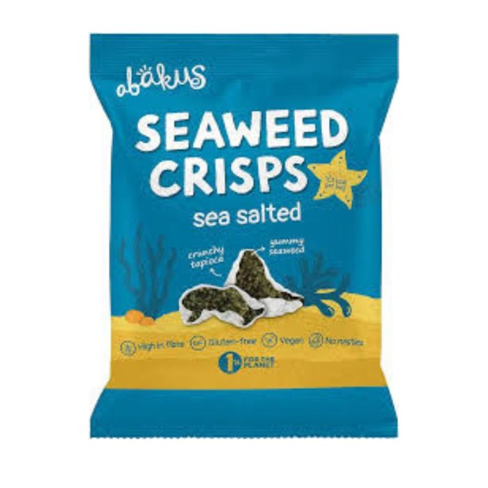 Abakus Seaweed Crisps Sea Salt Flavor 18 gr