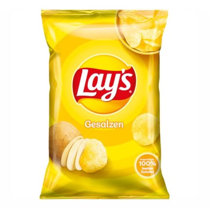 Lays Gesalzen Chips 150 gr