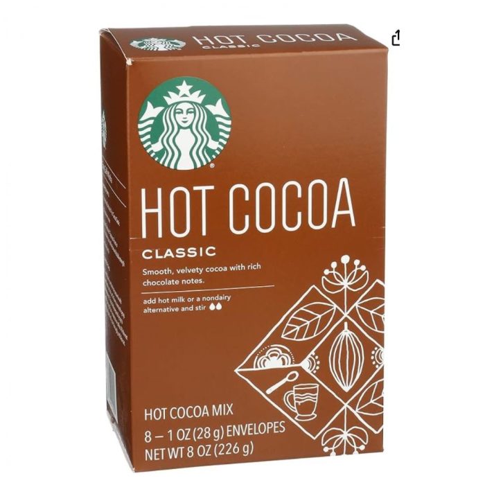 Starbucks Hot Cocoa Mix Classic 236 gr