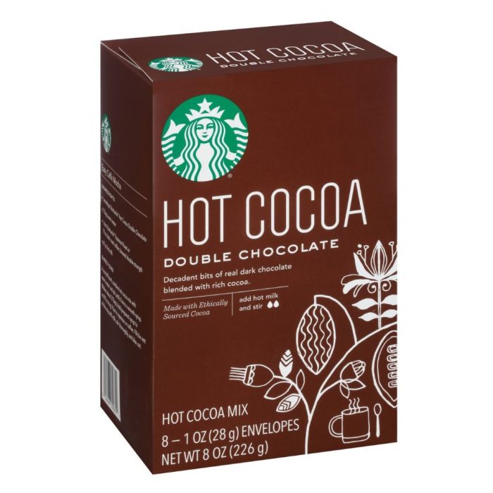 Starbucks Hot Cocoa Mix Double Chocolate 236.gr