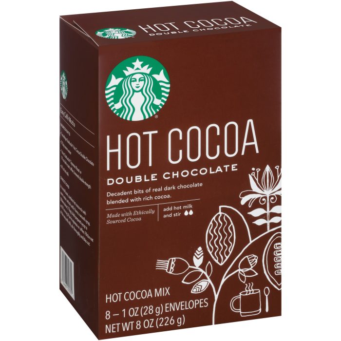 Sweet Joint Starbucks Hot Cocoa Mix Double Chocolate 236.gr