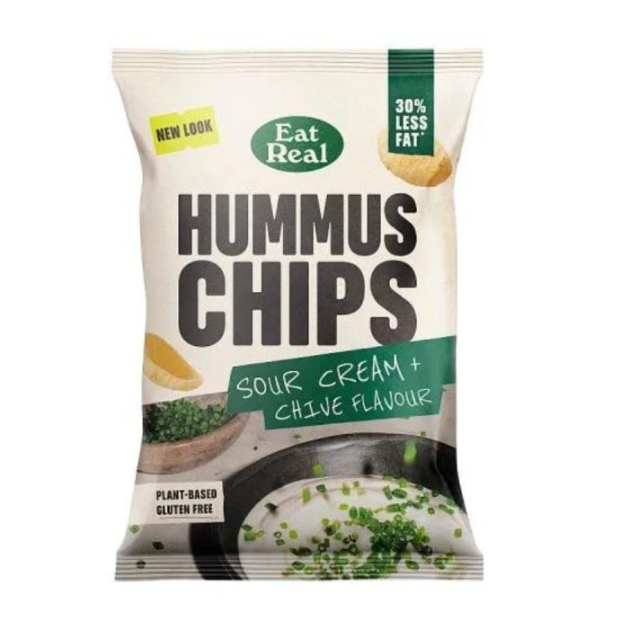 Eat Real Hummus Sour Cream & Chive Chips 110 gr