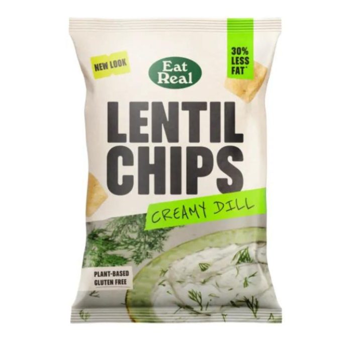 Eat Real Lentil Creamy Dill Chips 95gr