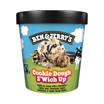 Ben & Jerrys Cookie Dough S'Wich Up 465ml