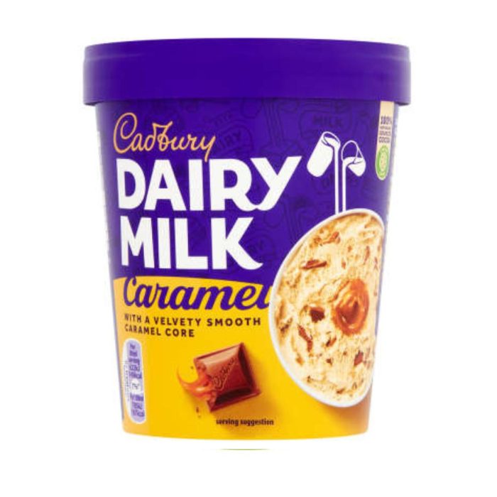 CADBURY CARAMEL TUB 480ML