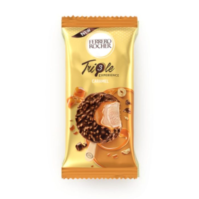 Ferrero Rocher Ice Cream Stick Triple Experience Caramel 46g