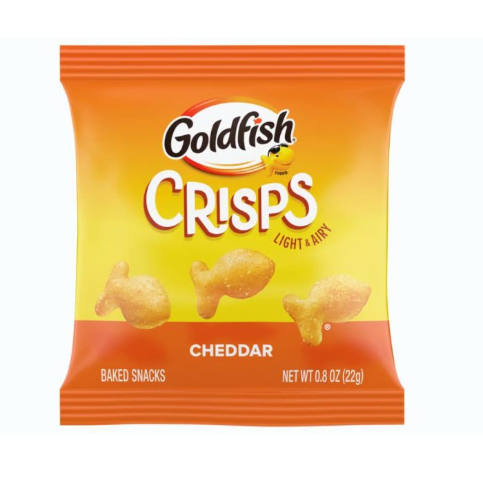 GoldFish Crisps Cheddar 22g