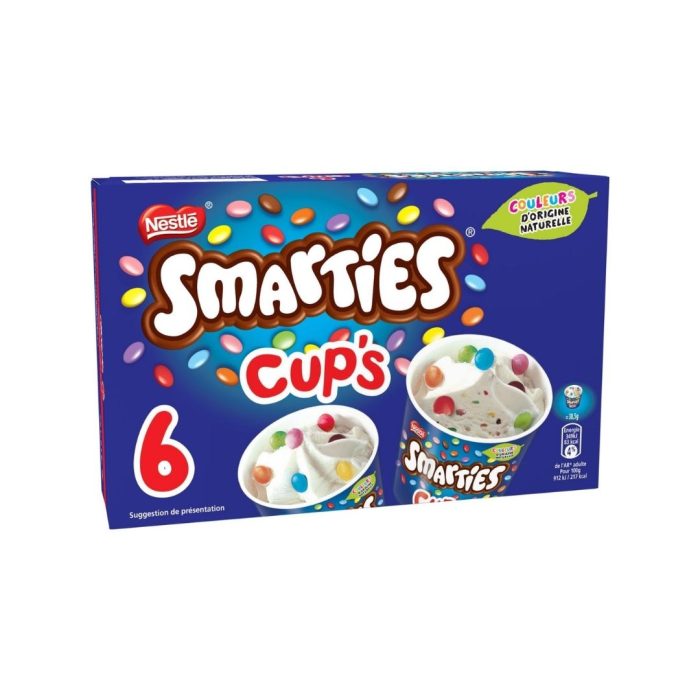 Smarties Cups 6x43g