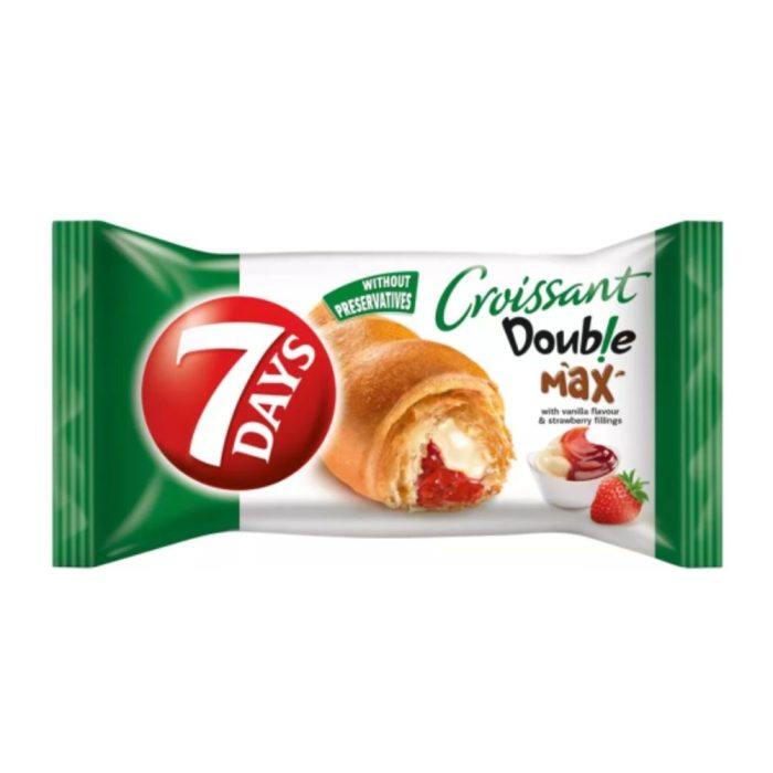 7days Croissant Strawberry Filling w Vanilla 92g