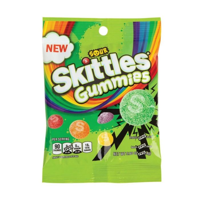 Skittles Gummies Sour 80 Oz