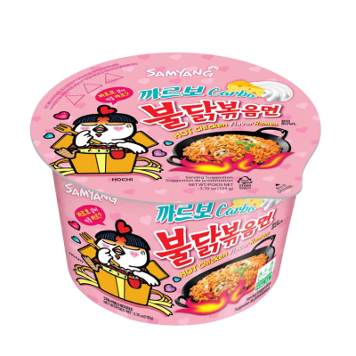 SAMYANG Hot Chicken Flavor Ramen Carbonara Big Cup 105g
