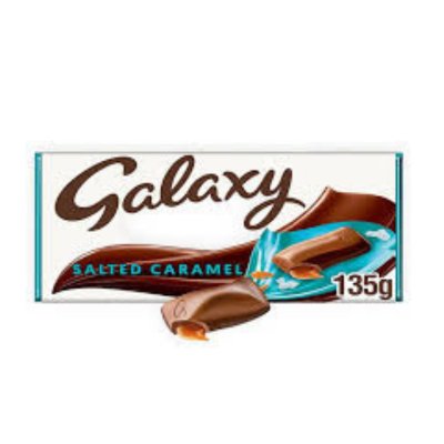 Galaxy Salted Caramel & Milk Chocolate Block 135 gr