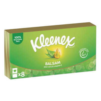 Kleenex Pocket Small Balsam Aloe Vera 9 sh